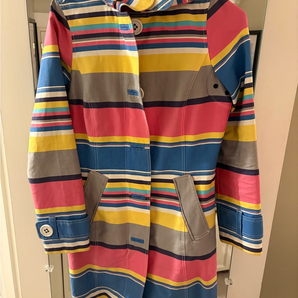 Boden Colorful Striped Coat